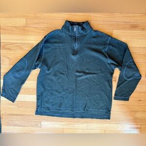 Alex Cannon men’s 1/4 zip long sleeve cotton pullover size L